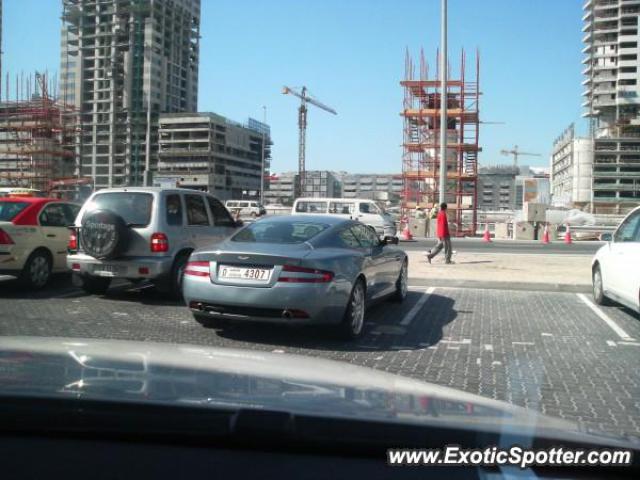 Aston Martin DB9 spotted in Dubai, United Arab Emirates