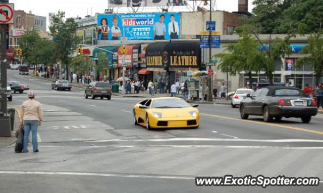 Lamborghini Murcielago spotted in Bronx, New York