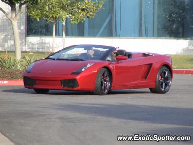 Lamborghini Gallardo spotted in Irvine, California