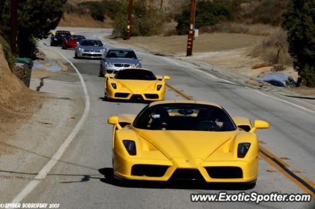 Ferrari Enzo spotted in Malibu, California