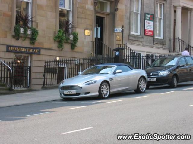 Aston Martin DB9 spotted in Glasgow, United Kingdom