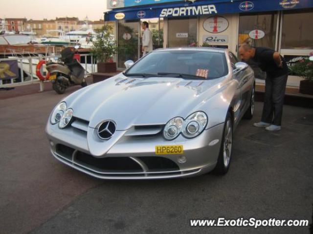 Mercedes SLR spotted in St Tropez, France