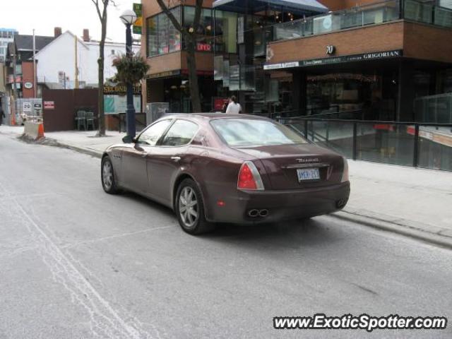 Maserati Quattroporte spotted in Toronto, Canada