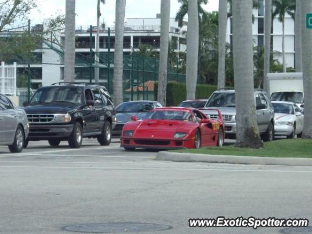 Ferrari F40 spotted in Palm Beach, Florida