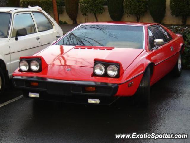 Lotus Esprit spotted in Sonoma, California