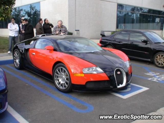 Bugatti Veyron spotted in Irvine, California