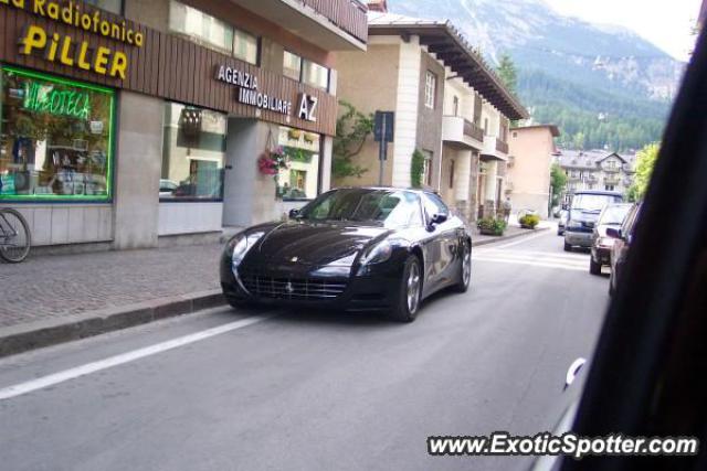 Ferrari 612 spotted in CORTINA, Italy