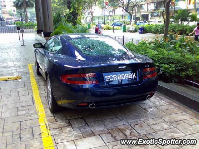 Aston Martin DB9 spotted in Orchard, Singapore