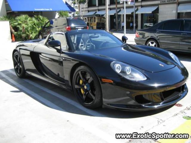 Porsche Carrera GT spotted in Beverly hills, California