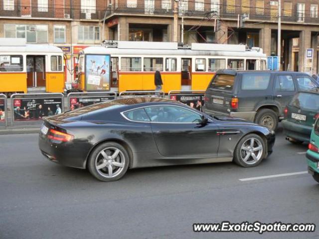 Aston Martin DB9 spotted in Budapest, Hungary