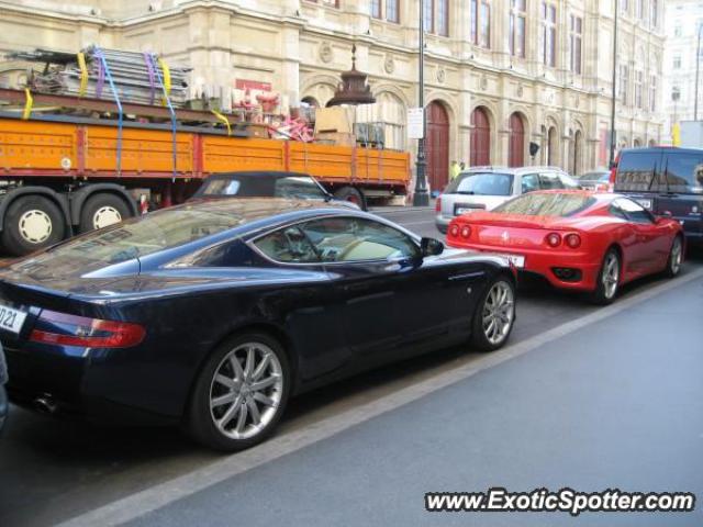 Aston Martin DB9 spotted in Vienna, Austria