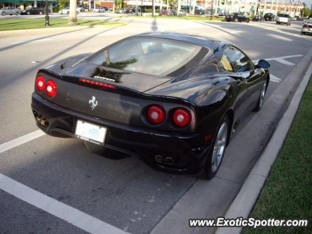 Ferrari 360 Modena spotted in Palm Beach, Florida