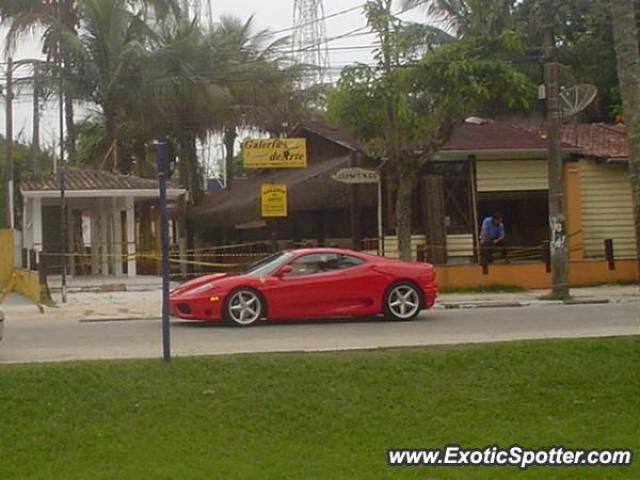 Ferrari 360 Modena spotted in Riviera SP, Brazil