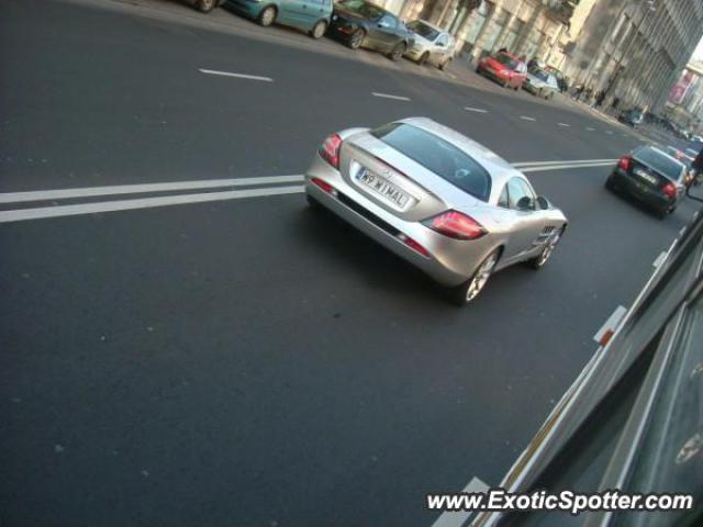 Mercedes SLR spotted in Warsaw, Poland