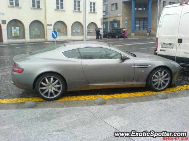 Aston Martin DB9 spotted in Bratislava, Alabama