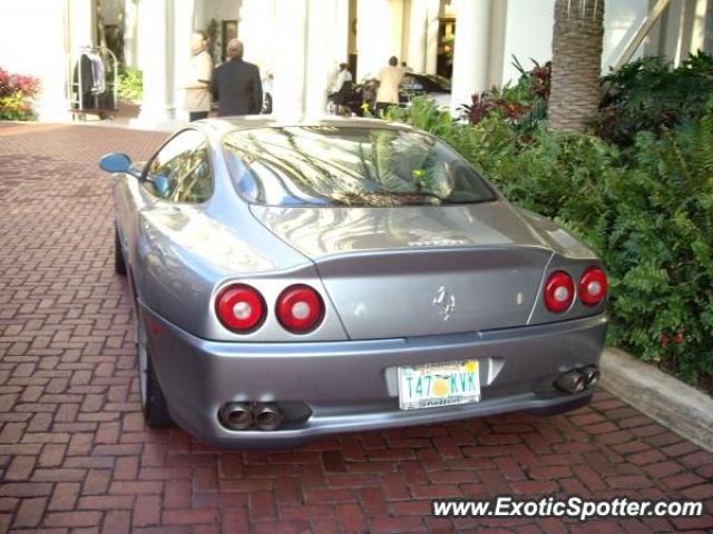 Ferrari 550 spotted in Palm Beach, Florida