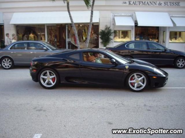 Ferrari 360 Modena spotted in Palm Beach, Florida