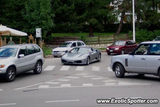 Ferrari F430 spotted in CORTINA, Italy
