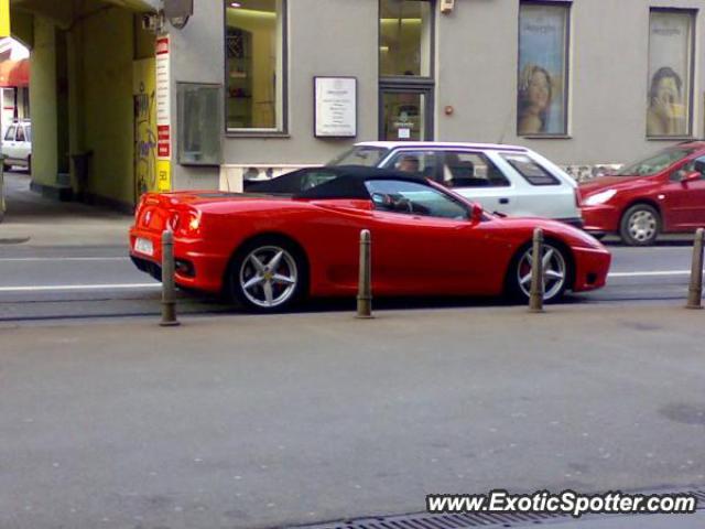 Ferrari 360 Modena spotted in Zagreb, Croatia