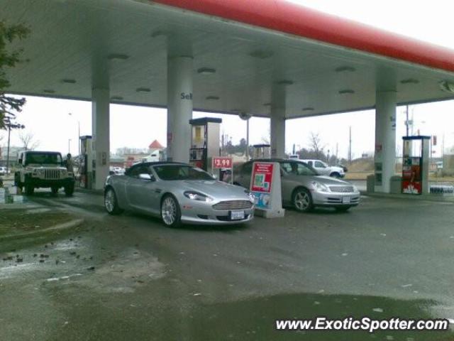 Aston Martin DB9 spotted in Oakville, Canada