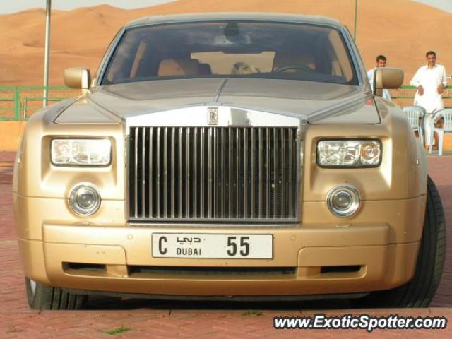 Rolls Royce Phantom spotted in DUBAI, United Arab Emirates