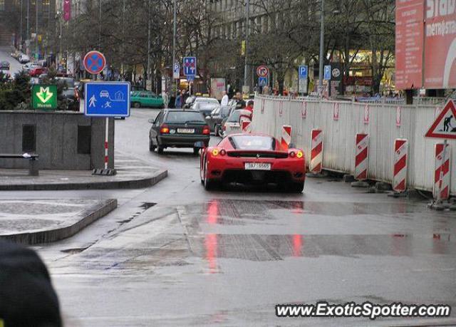 Ferrari Enzo spotted in Prague, Czech Republic
