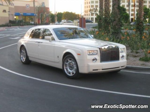 Rolls Royce Phantom spotted in Irvine, California