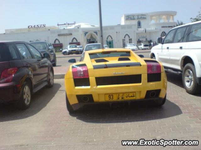 Lamborghini Gallardo spotted in Muscat, Oman