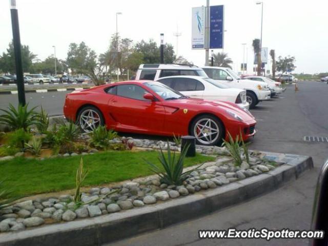 Ferrari 599GTB spotted in Abudhabi, United Arab Emirates