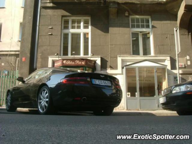 Aston Martin DB9 spotted in Warsaw, Poland