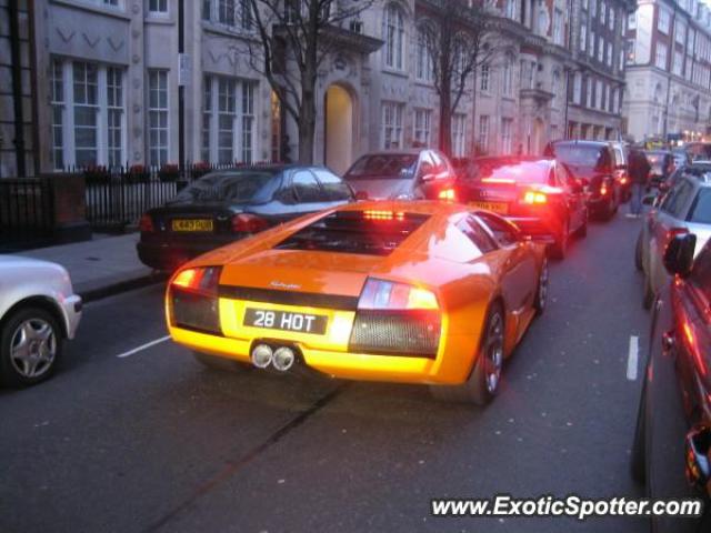 Lamborghini Murcielago spotted in London, United Kingdom