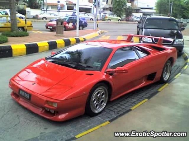 Lamborghini Diablo spotted in Kuala Lumpur, Malaysia