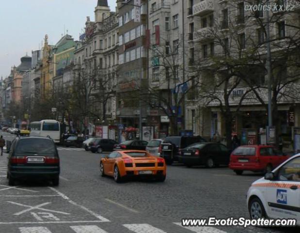 Lamborghini Gallardo spotted in Prague, Czech Republic