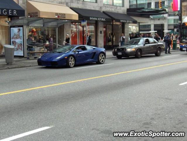 Lamborghini Gallardo spotted in Vancouver, Canada
