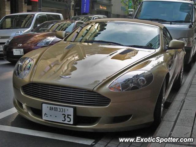 Aston Martin DB9 spotted in Tokyo, Japan