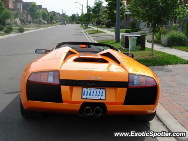 Lamborghini Murcielago spotted in Toronto, Canada