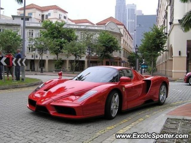 Ferrari Enzo spotted in Singapore Singapore