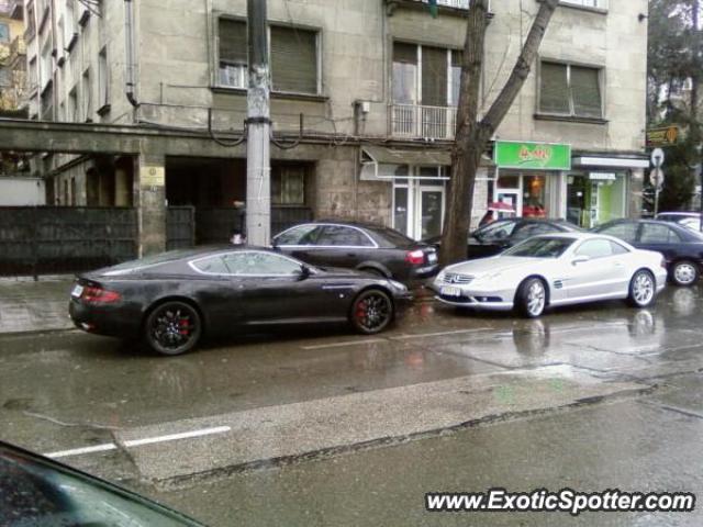 Aston Martin DB9 spotted in Sofia, Bulgaria