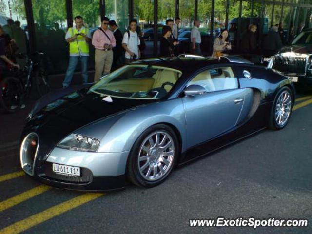 Bugatti Veyron spotted in Basel, Switzerland