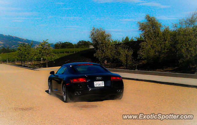 Audi R8 spotted in Geyserville, California