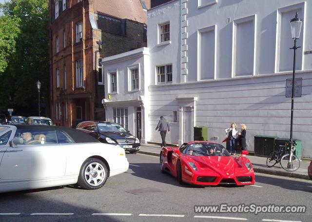 Ferrari Enzo spotted in London, United Kingdom