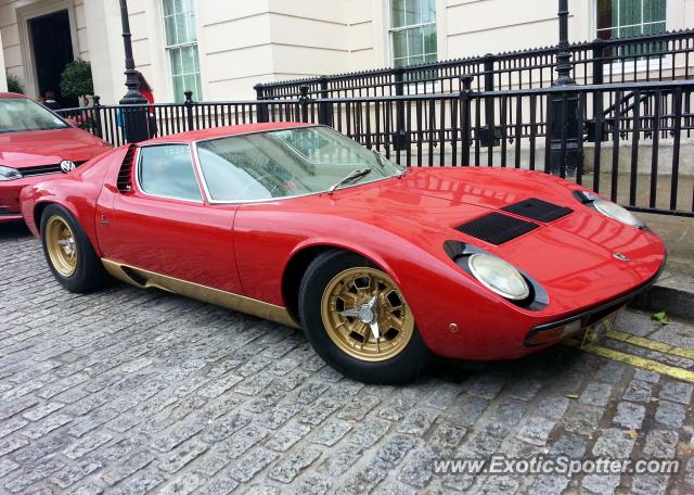 Lamborghini Miura spotted in London, United Kingdom