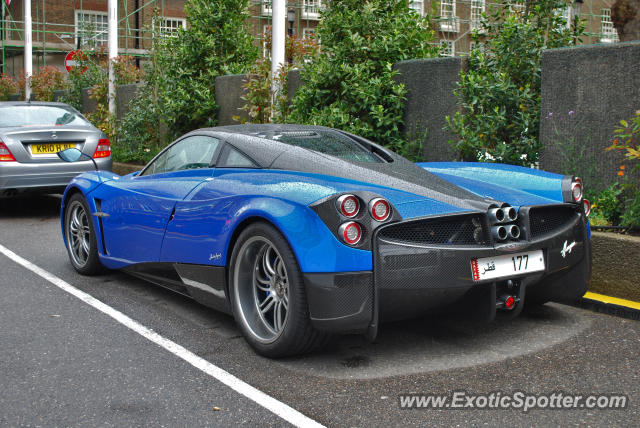 Pagani Huayra spotted in London, United Kingdom