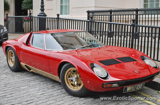 Lamborghini Miura spotted in London, United Kingdom
