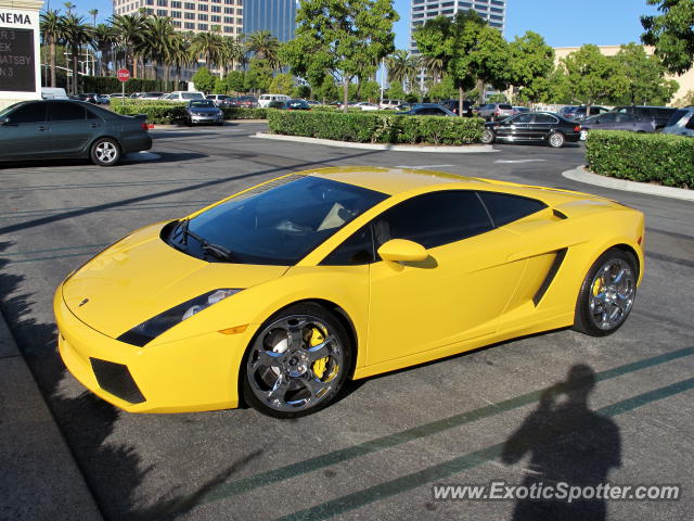 Lamborghini Gallardo spotted in Newport Beach, California