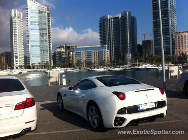 Ferrari California spotted in Beirut, Lebanon