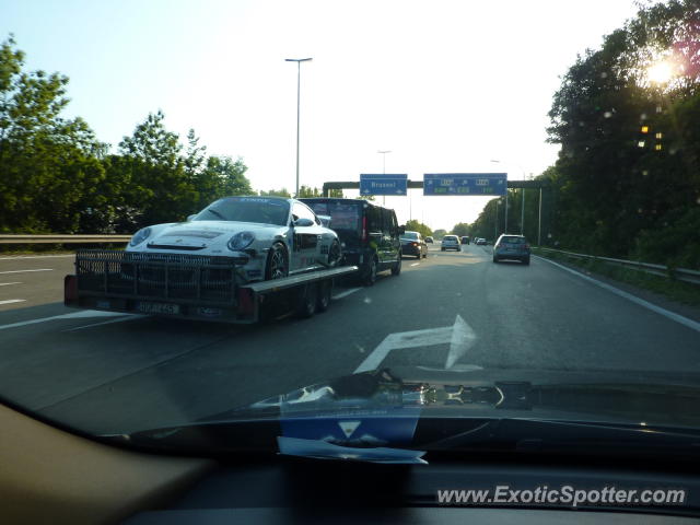 Porsche 911 GT2 spotted in Brussels, Belgium