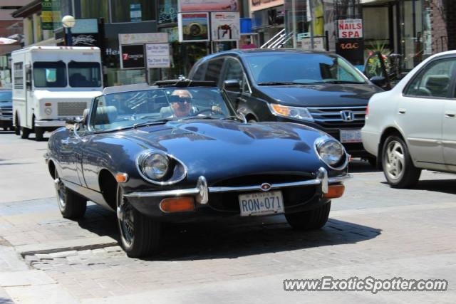 Jaguar E-Type spotted in Toronto, Canada
