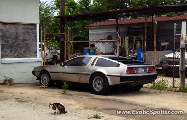 DeLorean DMC-12 spotted in Gainesville, Georgia