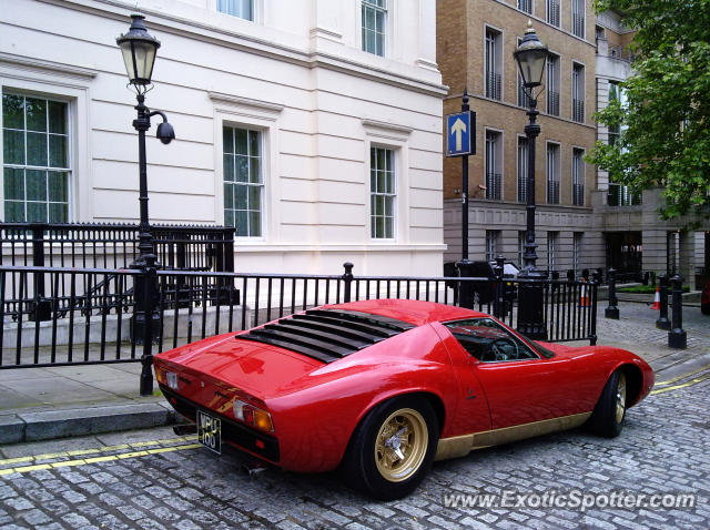Lamborghini Miura spotted in London, United Kingdom